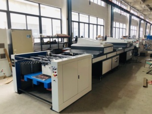 반점 <span class=keywords><strong>UV</strong></span> 코팅을 위한 자동적인 정지 실린더 스크린 인쇄기 - Product Image 3