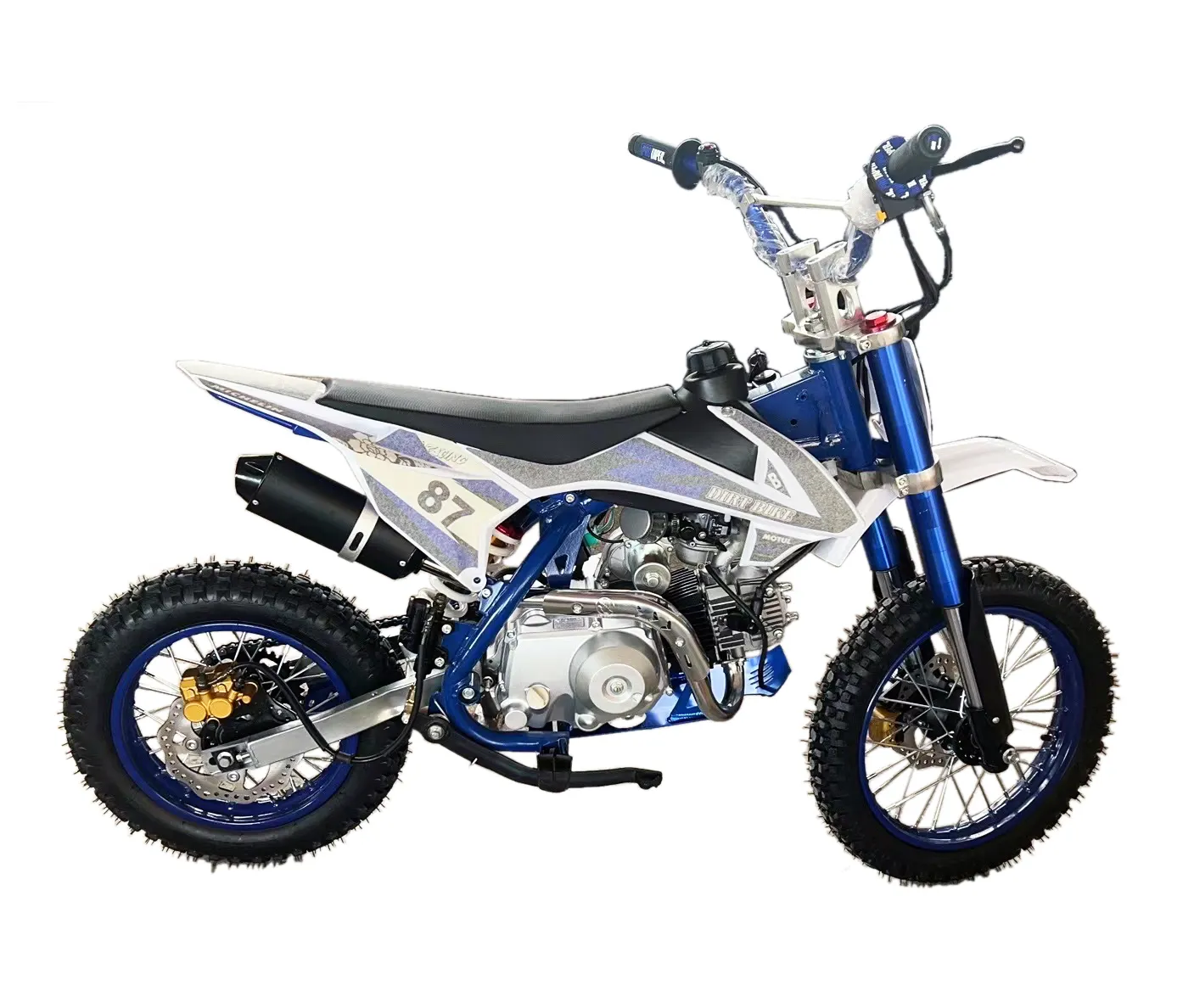 Yeni Model çocuklar 50cc/70cc/110cc Mini motosiklet Enduro kir bisiklet ile 14/12 veya 12 /10 tekerlekler