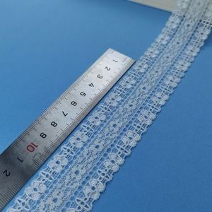3,5 cm GRS Netz glänzende Seide Vintage-Stil stretch schwarz weiß Netz Spitzen-Rand Nylon Elasthanstoff