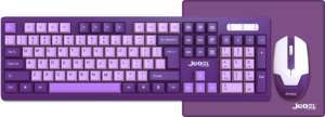 Combo de teclado y ratón inalámbricos de gran oferta 3 en 1 con juego de alfombrilla de ratón Precio de fábrica original para PC Computadora portátil - Product Image 4
