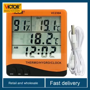 Victory Household <strong>Thermometer</strong> Hygrometer VC230A VC330 ABS Built-in Sensor Temperature <strong>Memory</strong> <strong>Function</strong> Customizable Sensing OEM - Product Image 6