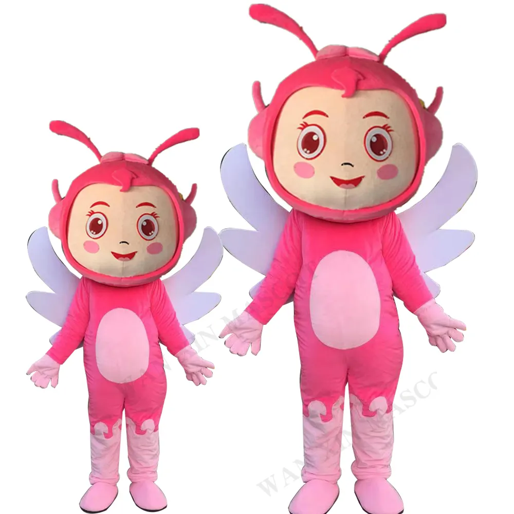 Little Honey Bee figura de acción disfraz Little Bee dibujos animados figura de acción disfraz accesorios adulto caminar Prop traje
