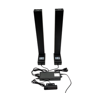 24VDC 800N 35 mm/giây động cơ kép điện có thể điều chỉnh đứng 225 lbs trọng lượng công suất Bàn máy tính cho gia đình và văn phòng khung màu đen - Product Image 5