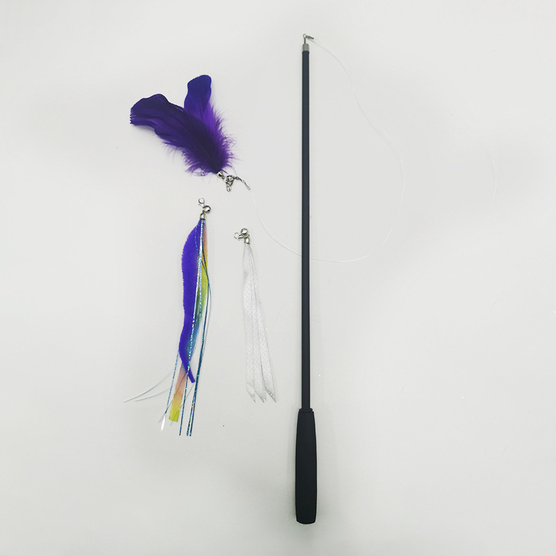 Juego de cabeza de plumas de colores (con eje)