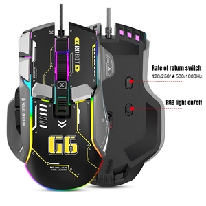 G6 Gaming Mouse 10-<strong>Key</strong> Mechanical Mouse 12800DPI Ergonomic Wired Mouse 10-<strong>key</strong> <strong>Macro</strong> Programmable 13 RGB Lighting Modes Mice - Product Image 4