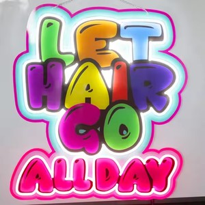 Özel LED işıklı Neon İşaretler kişiselleştirilmiş tasarım adı logosu duvar dekor için düğün doğum günü partisi veya oda dekor için - Product Image 3