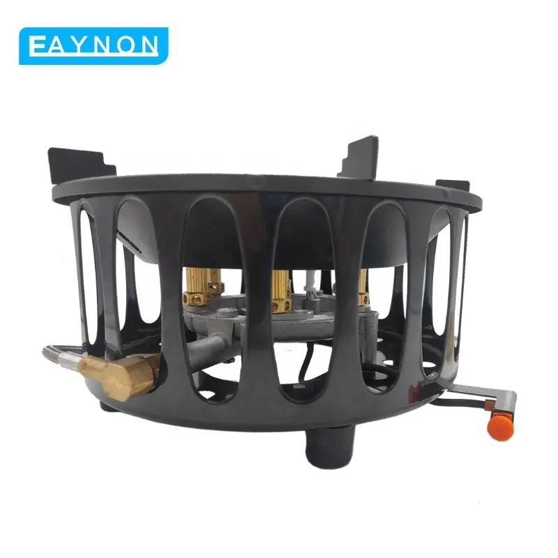 Eaynon Đa Chức Năng Mini Nấu Ăn Ngoài Trời Di Động Butan Điện Tử 7 Burner Lò Cắm Trại Bếp Gas