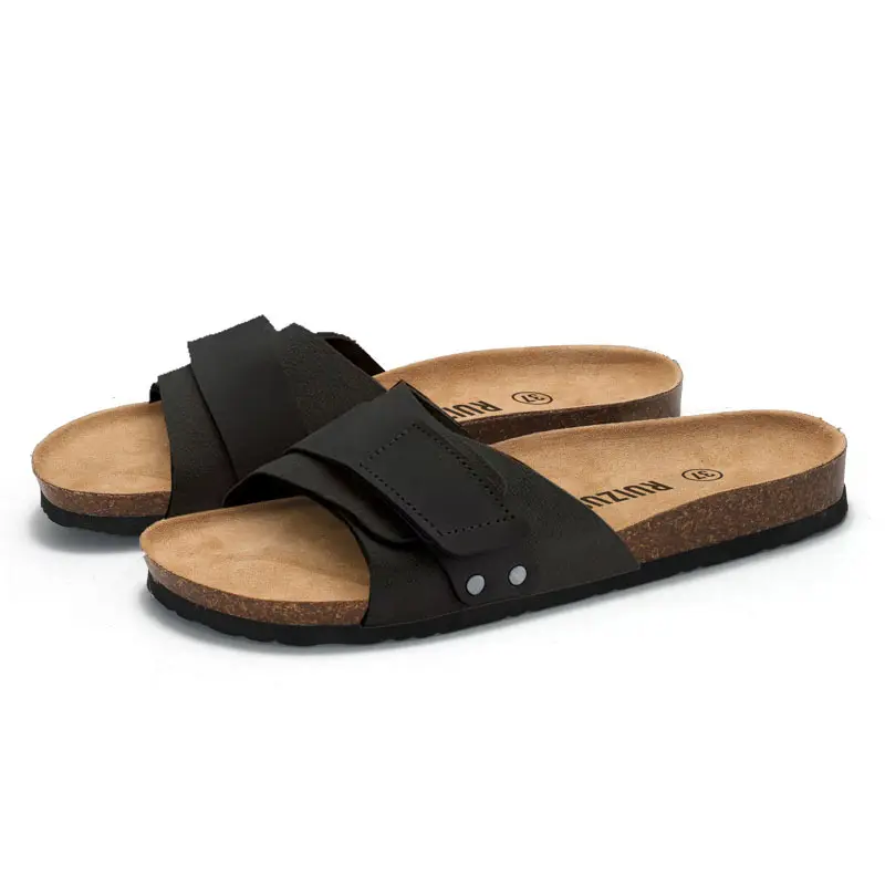 Özel slaytlar terlik unisex sandalet yaz plaj rahat terlik Flip-flops açık uyuyanlar EVA mantar günlük giyim PU kadınlar için