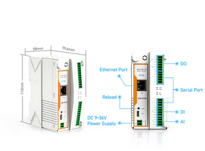USR-M100 Remote IoT Edge Computing IO Gateway MQTT/ SSL Modbus Gateway RS485/232/Ethernet Modbus RTU to <strong>TCP</strong> Industrial Device