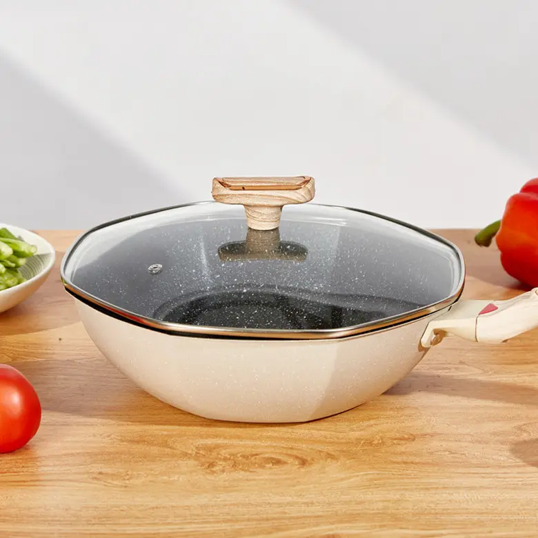 Hot Sale Cookware Cooking Pot Skillet Pan Die-cast Cast Iron Frypan Non Stick Frying Pan Pure iron non-stick frying-pans