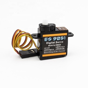 Orijinal EMAX ES9051 plastik dijital Servo 4.8V su geçirmez Servo dişliler ile RC araba helikopter tekne uçak - Product Image 1