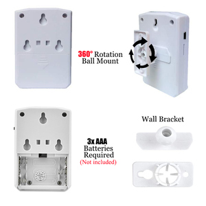 Sistema de seguridad para el hogar con alarma de Sensor magnético inalámbrico para puertas y ventanas de 90db con aviso de voz para puertas y ventanas abiertas - Product Image 5