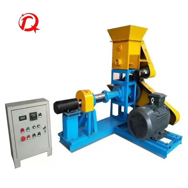 Chinese factory export wholesale floating fish pellet extruder machine floating fish feed making machine