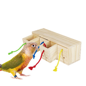 Thân thiện với môi của Chim Vẹt nhai Đồ chơi khối xây dựng đồ chơi câu đố cho thực phẩm tìm kiếm Vẹt - Product Image 4