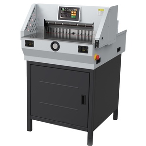 Передний E490T Электрический резак для бумаги с 100 группами x 96 шагов с 7-дюймовым сенсорным экраном, высокоскоростная резка бумаги - Product Image 1