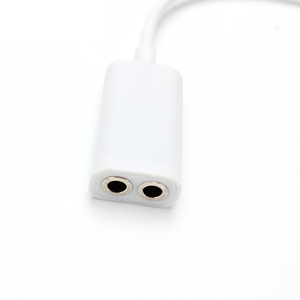 Good Quality 4 Pole 3.5mm Plug Male to Two 3.5mm Female 1 to 2 Smart Mobile Phone MP3 Earphone Aux Cables Audio Converter Cable - Product Image 3