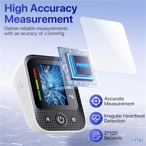 Thông Minh Điện huyết áp màn hình thiết bị tensiometro kỹ thuật số huyết áp Meter Máy đo huyết áp điện tử BP Bộ máy - Product Image 3