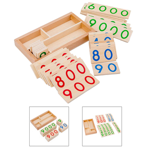 Thẻ Số Toán Học 1-9000 Trường Mầm Non Montessori Math Learning Đồ Chơi Giáo Dục Cho Quà Tặng - Product Image 5