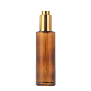 <strong>Wholesale</strong> Hot 20ml 30ml 40ml 50ml 60ml 80ml 100ml Amber Glass Lotion Bottles Pump Empty Cosmetic Containers Skin Care Serum - Product Image 2