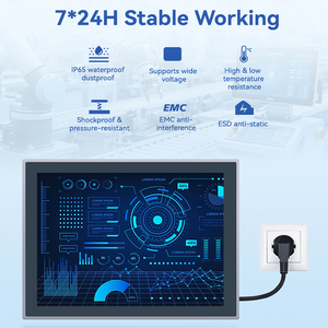 Metal Casing Industrial Monitor PCAP Touch Display Workstation All in One Panel PC for <strong>Automated</strong> Control - Product Image 5