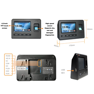 Elock ES4250 TCP IP basado en la Web empleado sincronización dentro y fuera de la máquina Huella digital Tiempo Asistencia - Product Image 6
