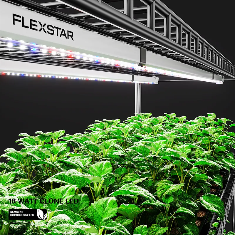 Flexstar 18W 클론 LED 성장 빛 교체 T5 통합 led 성장 식물 성장을위한 라이트 튜브