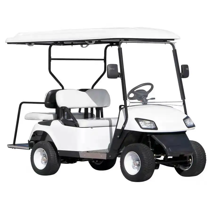 Merk New4 Wiel Elektrische Golf Club Car Winkelwagen Voor Verkoop