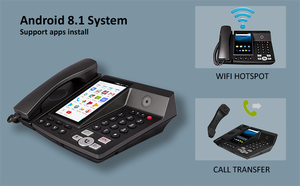 4G akıllı Android sabit kablosuz telefon F910 ev masaüstü kablosuz telefon desteği Sim kart FM MP3 görüntülü görüşme 3G 2G - Product Image 6