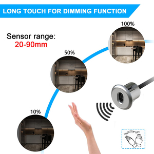 Intelligenter LED-Streifen dimmersc halter mit Berührungs sensor und PIR-Bewegungs sensor-Schrank lichtsc halter, Spiegel berührungs sensor, menschliche Erkennung - Product Image 4