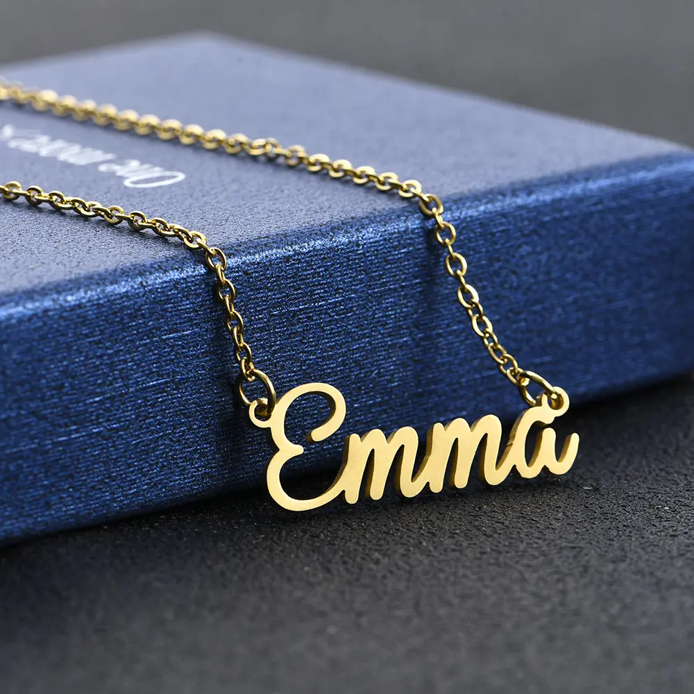 30 наименований пропись буквы ожерелье Эмма Ангел из янтаря имя ожерелье Персонализированные Пользовательское Имя ожерелье ювелирные изделия