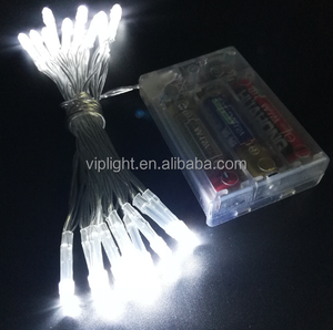 Caja de batería al por mayor de fábrica, cadena de luz <span class=keywords><strong>LED</strong></span>, control remoto, cadena de luz de color, caja de batería impermeable, cadena de luz
