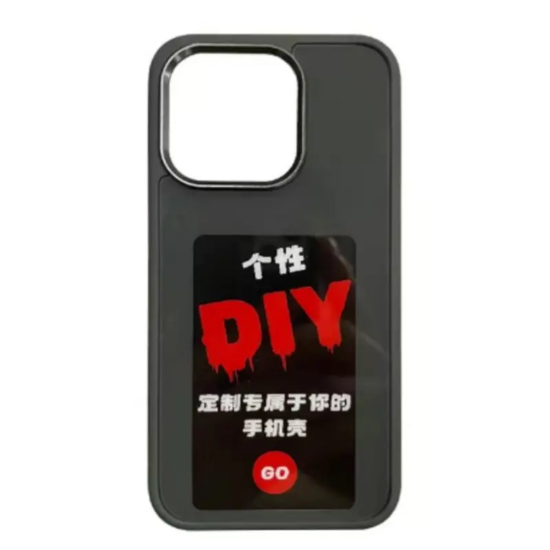 นักออกแบบแฟชั่นหรูหรา NFC สมาร์ท E หมึกหน้าจอโทรศัพท์มือถือสําหรับ iPhone 15 PRO MAX กรณี DIY
