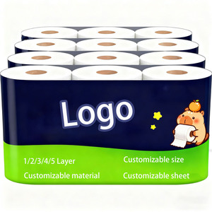 Hot bán tùy chỉnh giấy vệ sinh cuộn mô nhà sản xuất bán buôn giá 5 4 3 <span class=keywords><strong>2</strong></span> ply giấy vệ sinh - Product Image 1