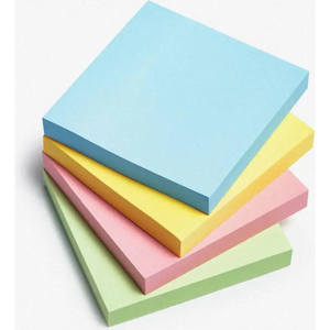 2025 3*3 pulgadas bloque adhesivo Pad papelería CMYK colores bloque de alta calidad múltiple personalizado Bloc de notas adhesivas - Product Image 3