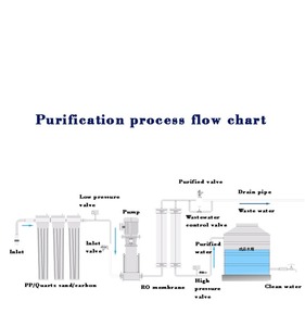 250LPH 500LPH ระบบ RO ระบบกรองเครื่องกรองน้ำระบบ Reverse Osmosis ระบบกรองน้ำ - Product Image 3