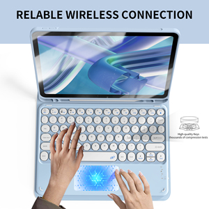 2023 iPad 10 10.9英寸的工厂智能平板电脑外壳，带键盘软硅胶iPad 10外壳 - Product Image 2