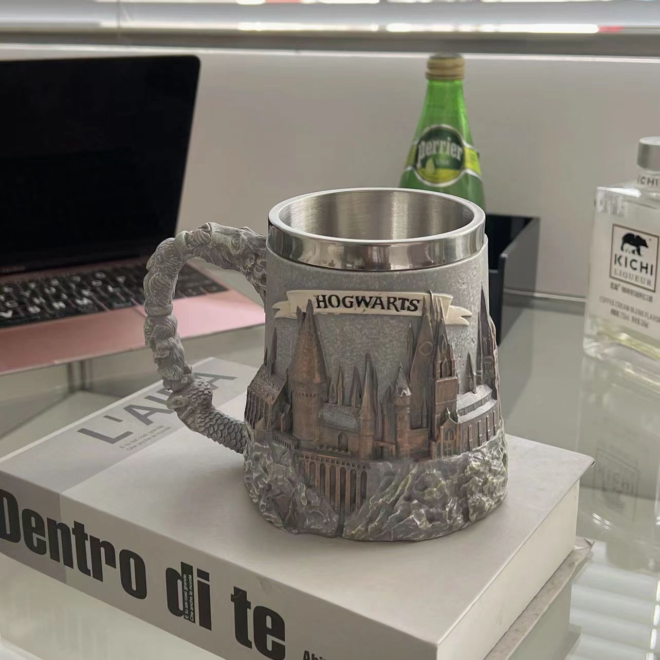 Harry potter castle beer mug-Gray 450 ml