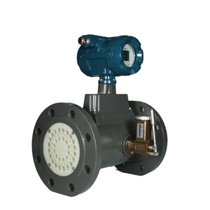 4'' DN100 Gas Turbine Flow Meter Natural Gas <strong>Flowmeter</strong> with LCD <strong>Pulse</strong> 4-20mA <strong>Output</strong> - Product Image 3