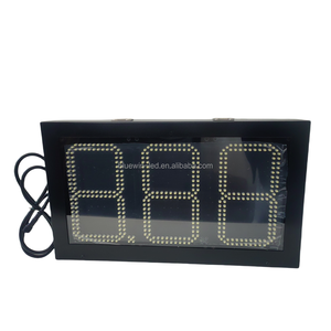 แผงวงจรดิจิทัล LED 7ส่วนตัวเลข3หลัก8นิ้ว12นิ้วป้ายแสดงสำหรับสถานีบริการน้ำมัน