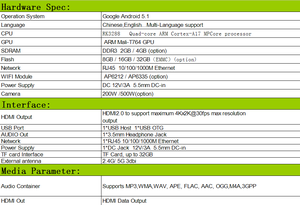 安卓板Rockchip RK3288 2 + 16gb 1.8Ghz PCBA工业售货控制板 - Product Image 3