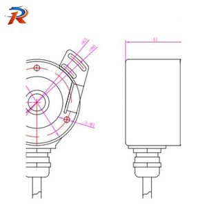 Speed <strong>encoder</strong> RS485 signal speed <strong>encoder</strong> absolute <strong>encoder</strong> - Product Image 3