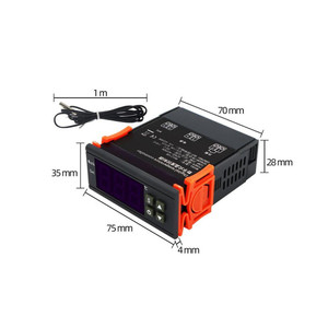 MH1210W 90-250V 10A 220V טמפרטורה דיגיטלית טרמוסטט רגולטור בקר-50 ~ 110 צלזיוס חימום קירור שליטת <span class=keywords><strong>NTC</strong></span> חיישן