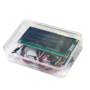 Modulo Display LCD 1602, 1602 LCD monocromatico con interfaccia seriale, scheda adattatore saldabile