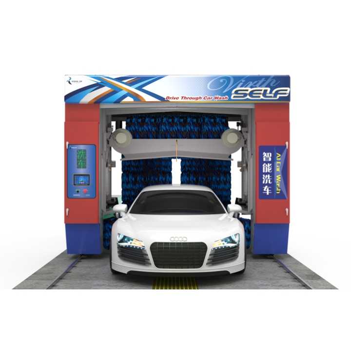 Rollover mesin cuci mobil otomatis dengan sikat Dan pengering