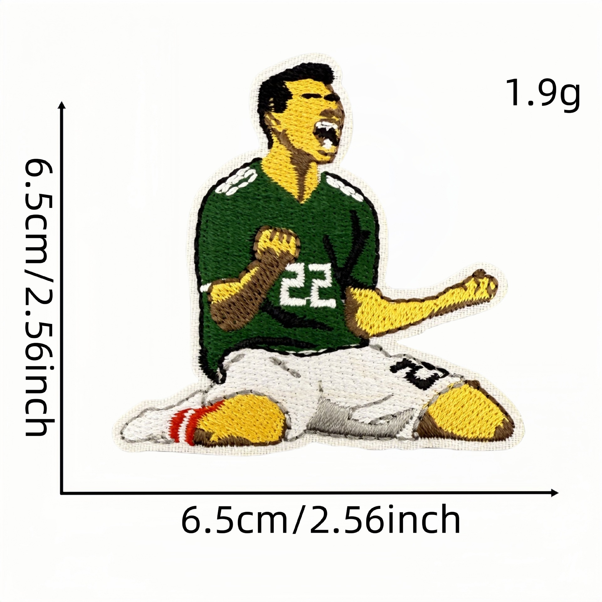 Patch de football de dessin animé 19