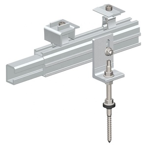 L ayak kiti Metal çatı üst güneş montaj braketleri sistemi GÜNEŞ PANELI portbagaj bağlar - Product Image 1