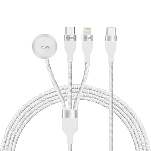สายเคเบิลข้อมูลชนิด C แบบ3-in-1สะดวกสำหรับอุปกรณ์หลายเครื่อง - Product Image 1