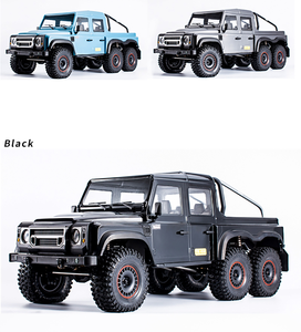 YK 6101 1/10 6X 6 Off road Buggy araba paletli ışık Diff Lock kamyonet RC simüle kaya uzaktan kumandalı kamyon - Product Image 3