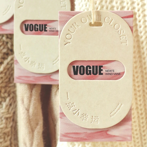 Luxury Fashion <strong>Custom</strong> hang Tags With logo Design Printing Garment Paper hang Tag Embossed Clothing Swing Tag With <strong>String</strong> - Product Image 2