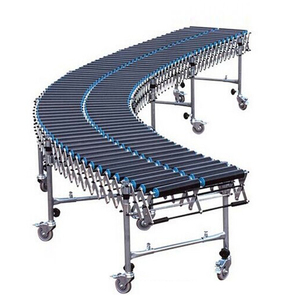 Cinta transportadora de rodillos accionado Flexible ACT, extensible para carga y descarga